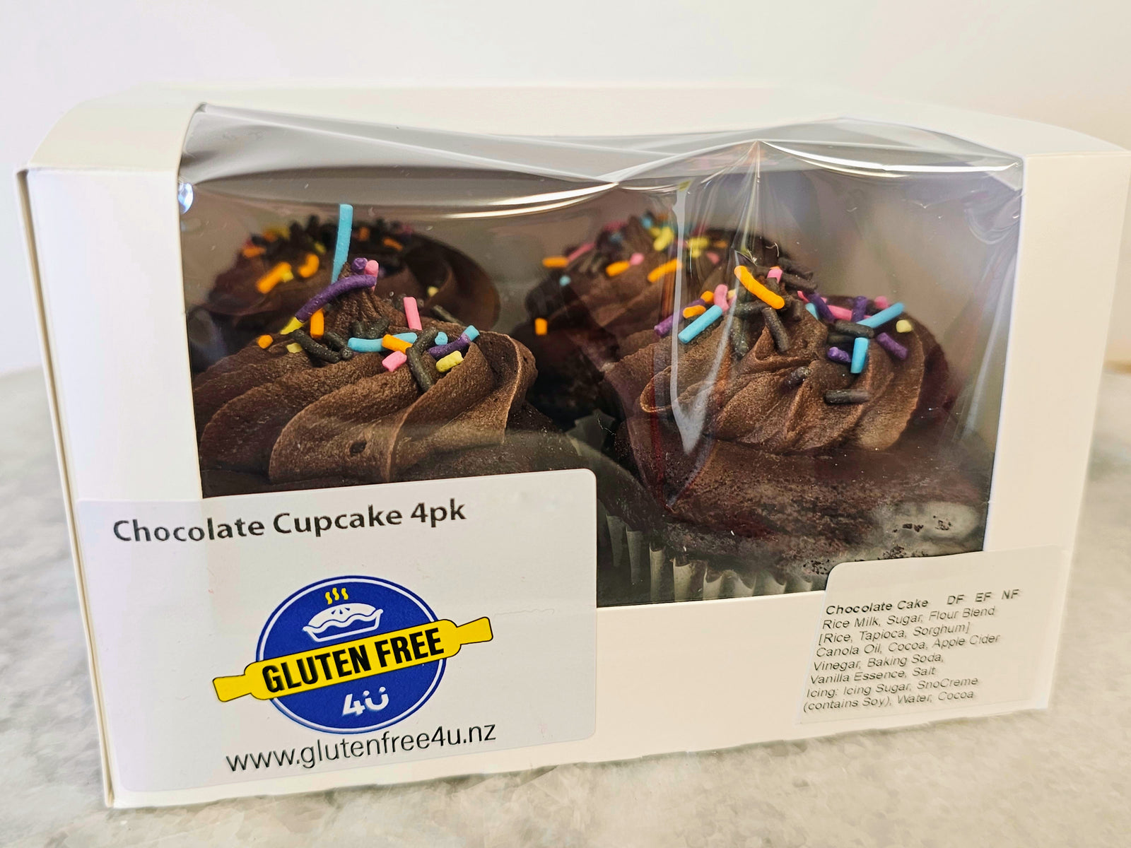 Chocolate Cupcake 4 Pack - Frozen