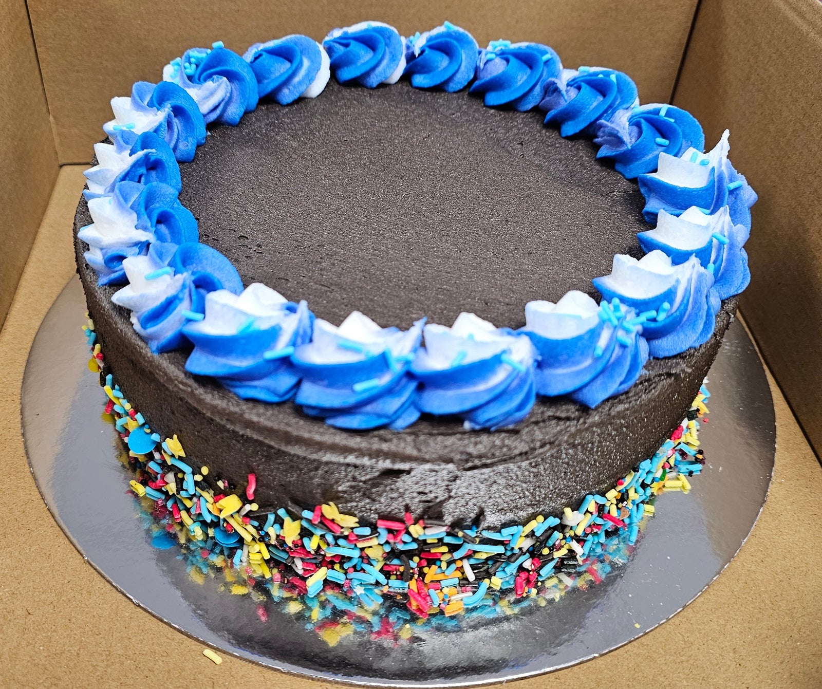 Cake 20cm - Chocolate Iced (Dairy Free)