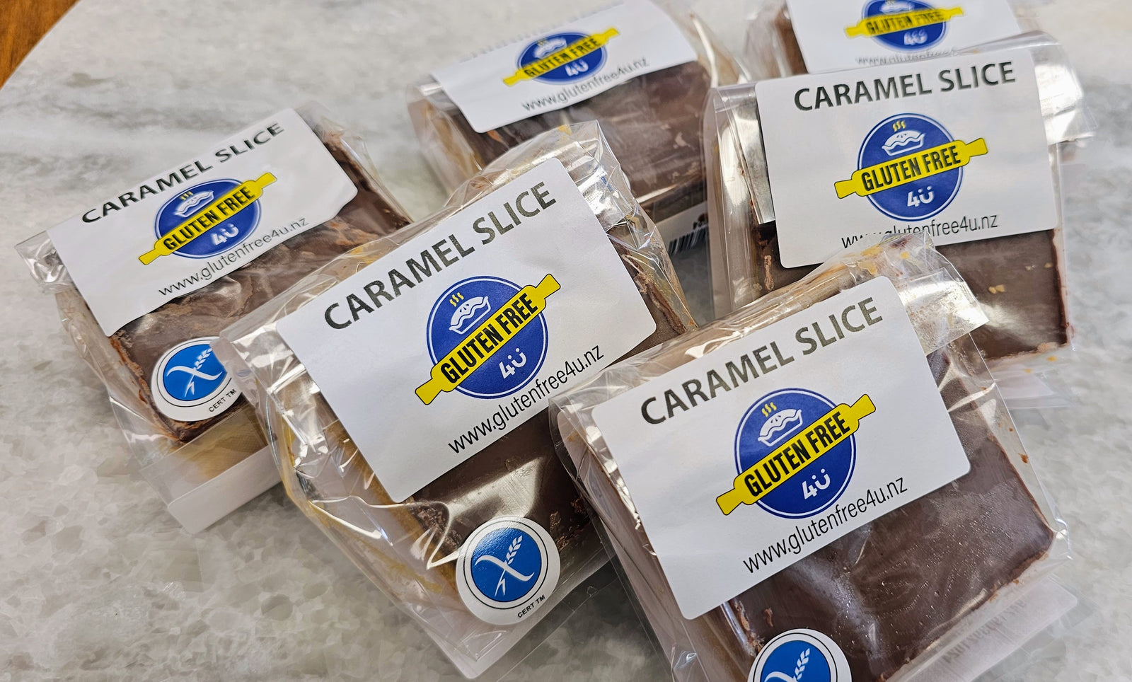 Caramel Slice 6 Pack