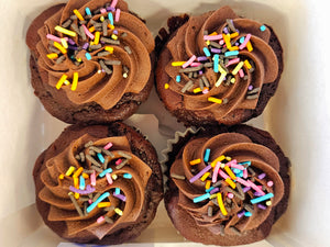 Chocolate Cupcake 4 Pack - Frozen