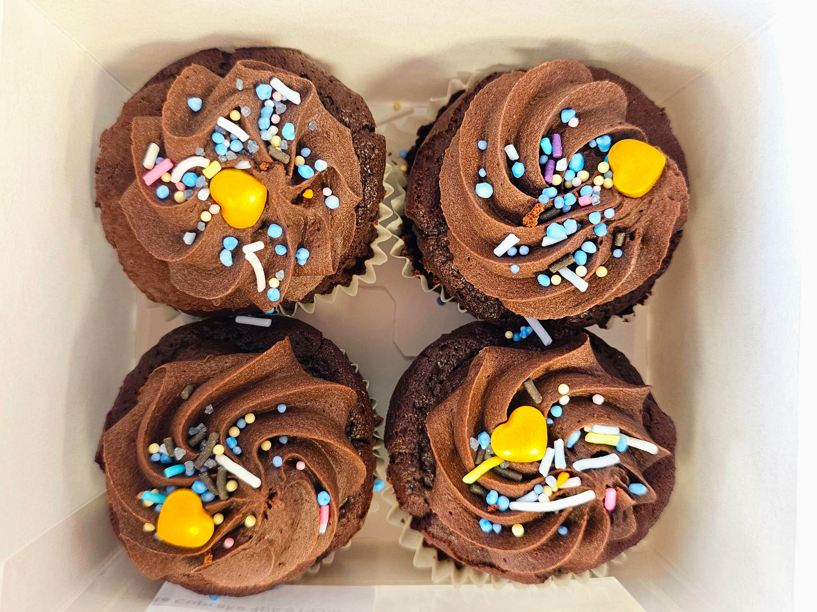 Chocolate Cupcake 4 Pack - Frozen