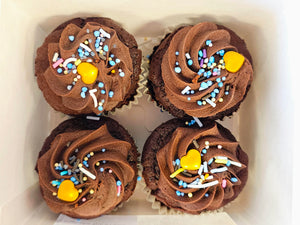 Chocolate Cupcake 4 Pack - Frozen