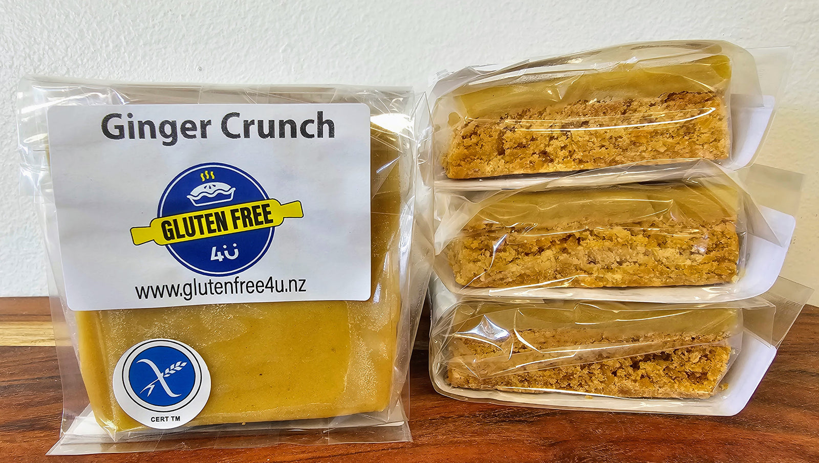 Ginger Crunch Slice 6 Pack