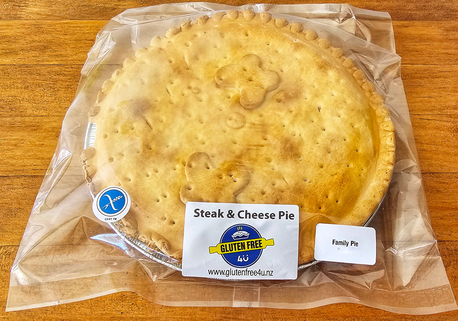 Steak & Cheese Family Sized Pie - Frozen