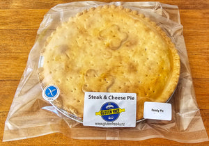 Steak & Cheese Family Sized Pie - Frozen
