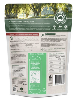 Brookfarm Gluten Free Porridge