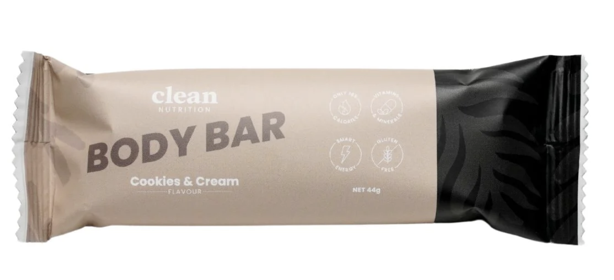 Clean Nutrition Cookies and Cream Body Bar