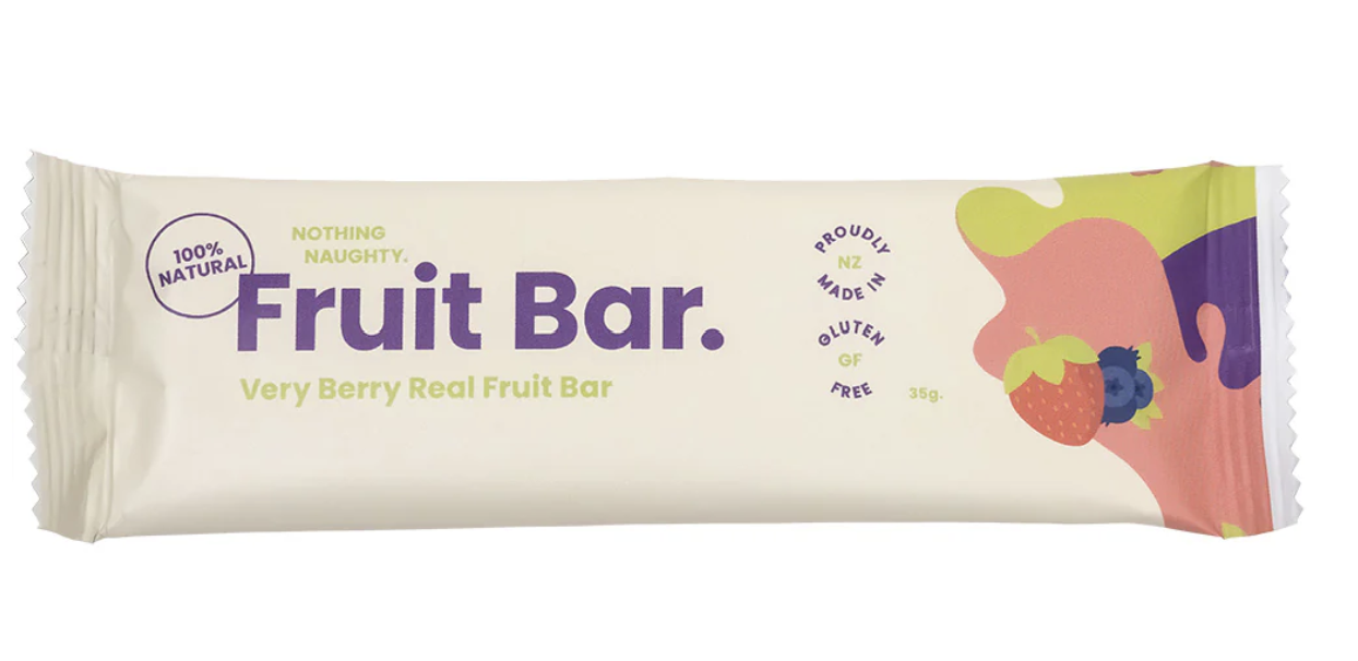 Nothing Naughty Fruit Bars Very Berry