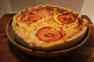 Bacon, Cheese & Onion Quiche Family Sized - Frozen
