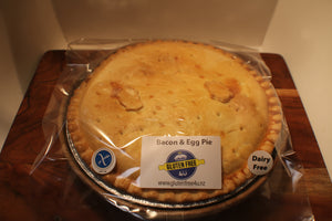 Bacon & Egg Pie Family Sized - Frozen