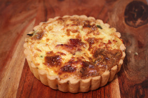 Smoked Chicken, Spinach and Cranberry Quiche - Frozen