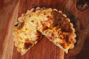 Smoked Chicken, Spinach and Cranberry Quiche - Frozen