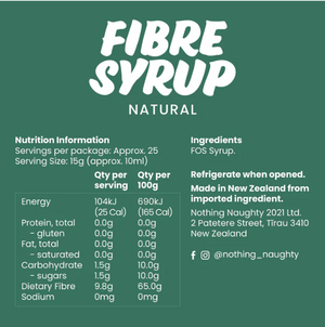 Nothing Naughty Natural Fibre Syrup