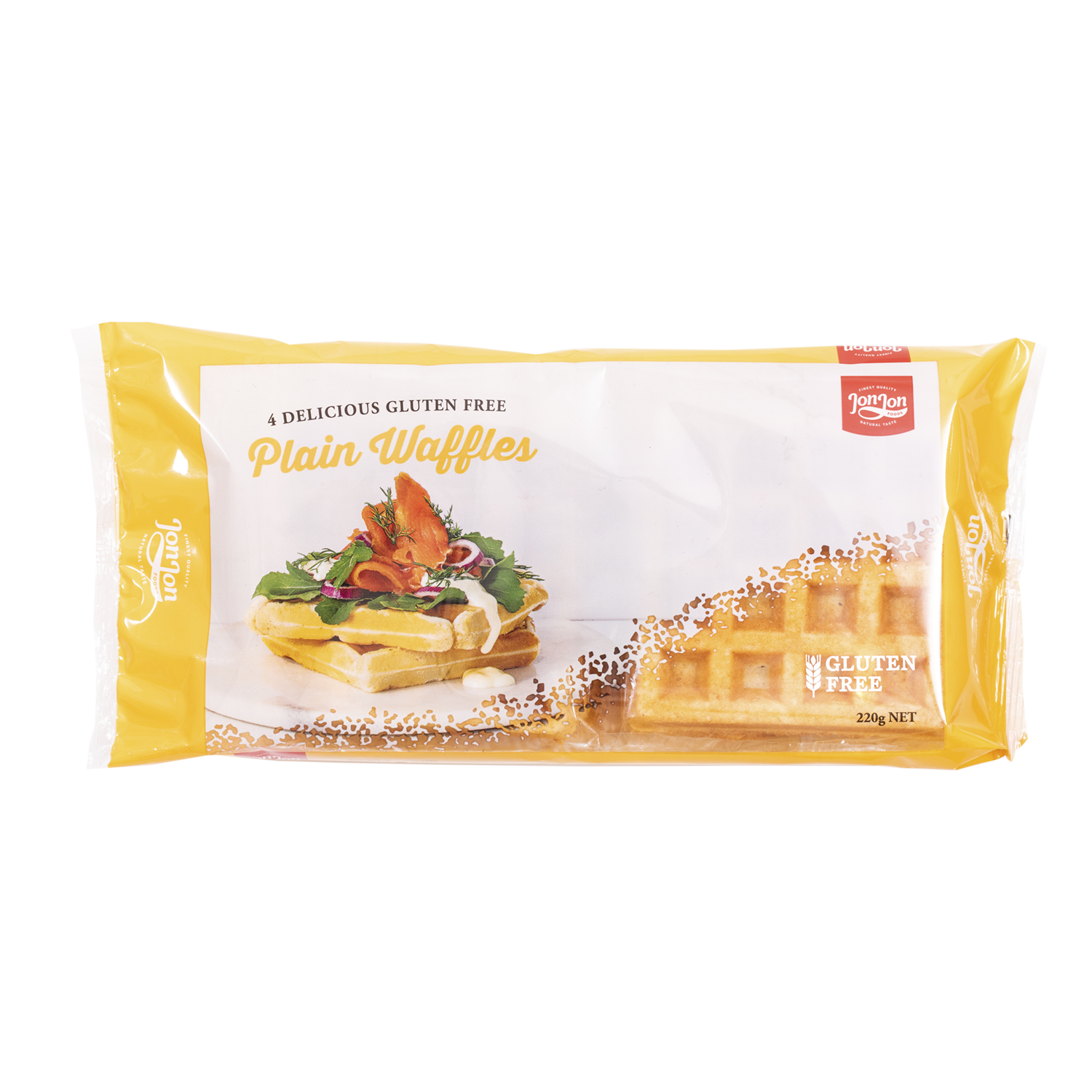 Jon Jon Plain Waffles 4 pack 220gr