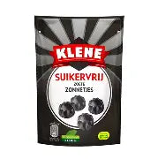 Klene Sugar Free Zonnetjes Sun Drop Licorice 100gr