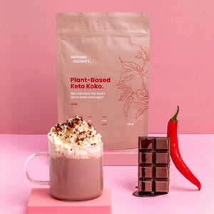 Nothing Naughty Plant Based Keto Koko Hot Choc Mix Chilli