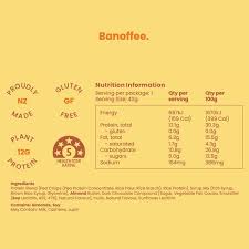 Nothing Naughty Plant Protein Bar Banoffee 40gr