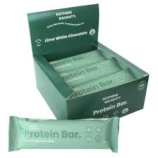 Nothing Naughty Protein Bar Lime White Chocolate 40gr