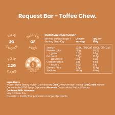 Nothing Naughty Request Bar Toffee Chew 40gr