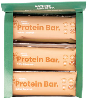 Nothing Naughty Salted Caramel Protein Bar 15gr