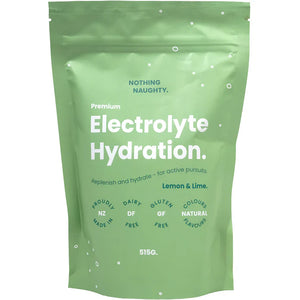 Nothing Naughty Electrolyte Hydration Powder Lemon & Lime 515g