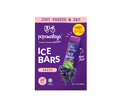 Pops Malaya Freeze at home Sorbet Bars Grape