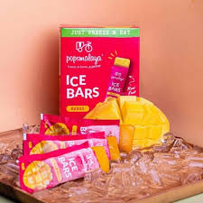 Pops Malaya Freeze at home Sorbet Bars Mango