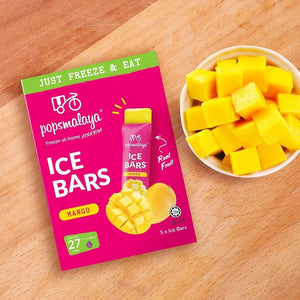 Pops Malaya Freeze at home Sorbet Bars Mango