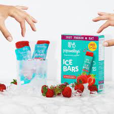 Pops Malaya Freeze at home Sorbet Bars Strawberry