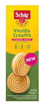 Schar Vanilla Creams115gr bb 06/24