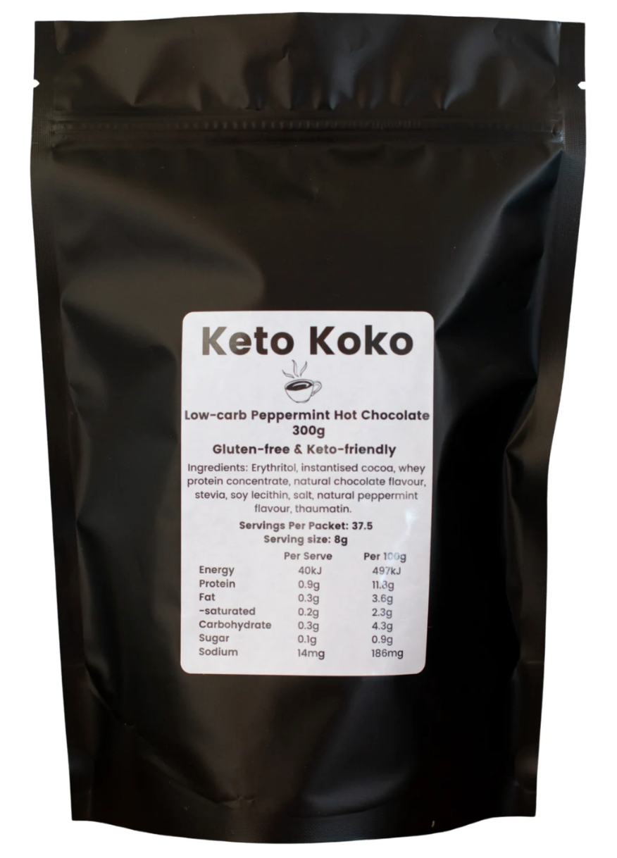Nothing Naughty Keto Koko Hot Chocolate Peppermint 300g
