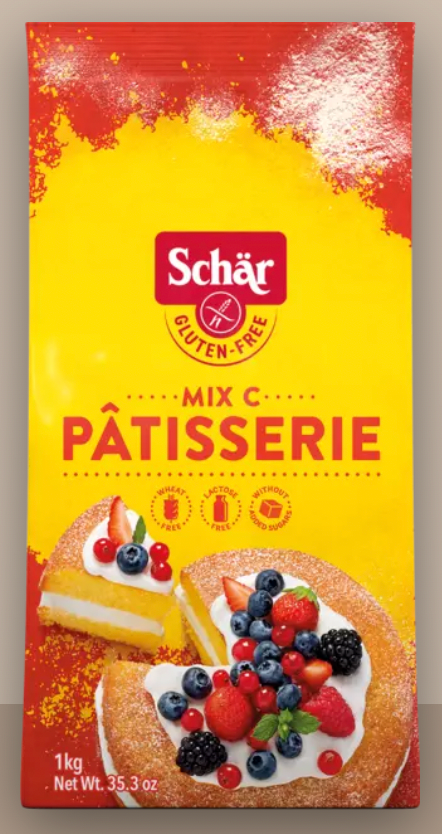 Schar Mix C Cake Flour Patisserie 1kg BB 18/08/24