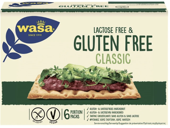 Wasa Classic Crackers Vegan - Dairy Free