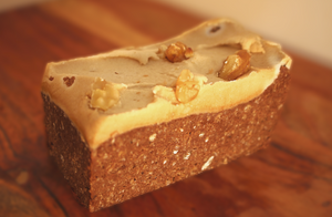 Vegan Coffee & Walnut Slice