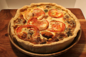 Vegetable Quiche Family Sized - Frozen