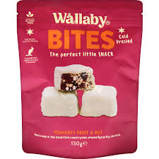 Wallaby Bites Yoghurty Fruit & Nut 150gr