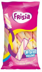 Frisia Twister Mallows Kabelspekken 175G