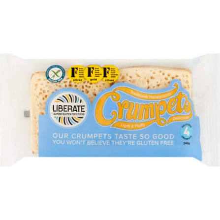 Liberate Crumpets Original Crumpet 4 pack