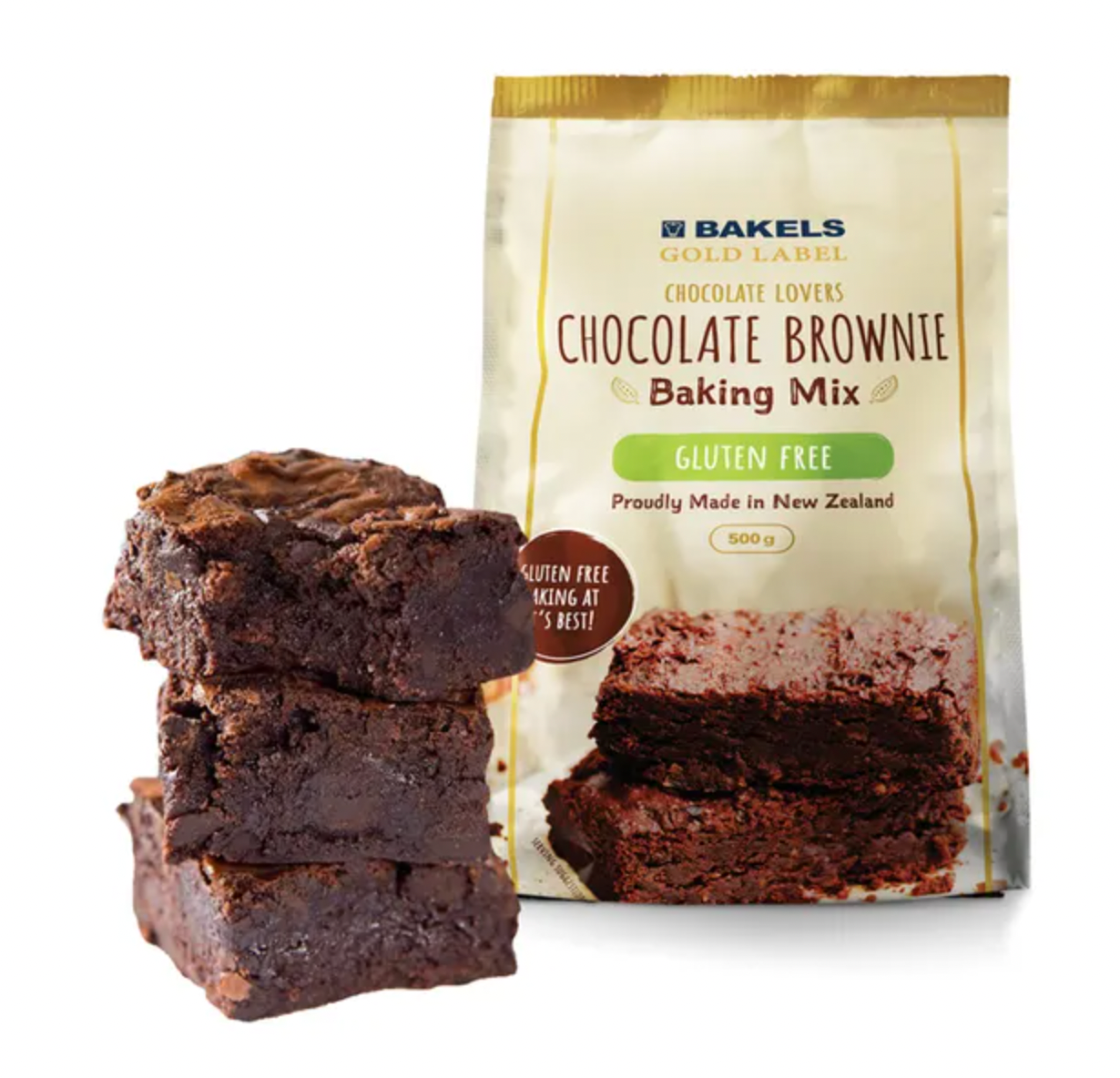 Bakels Gluten Free Chocolate Brownie Mix 500g
