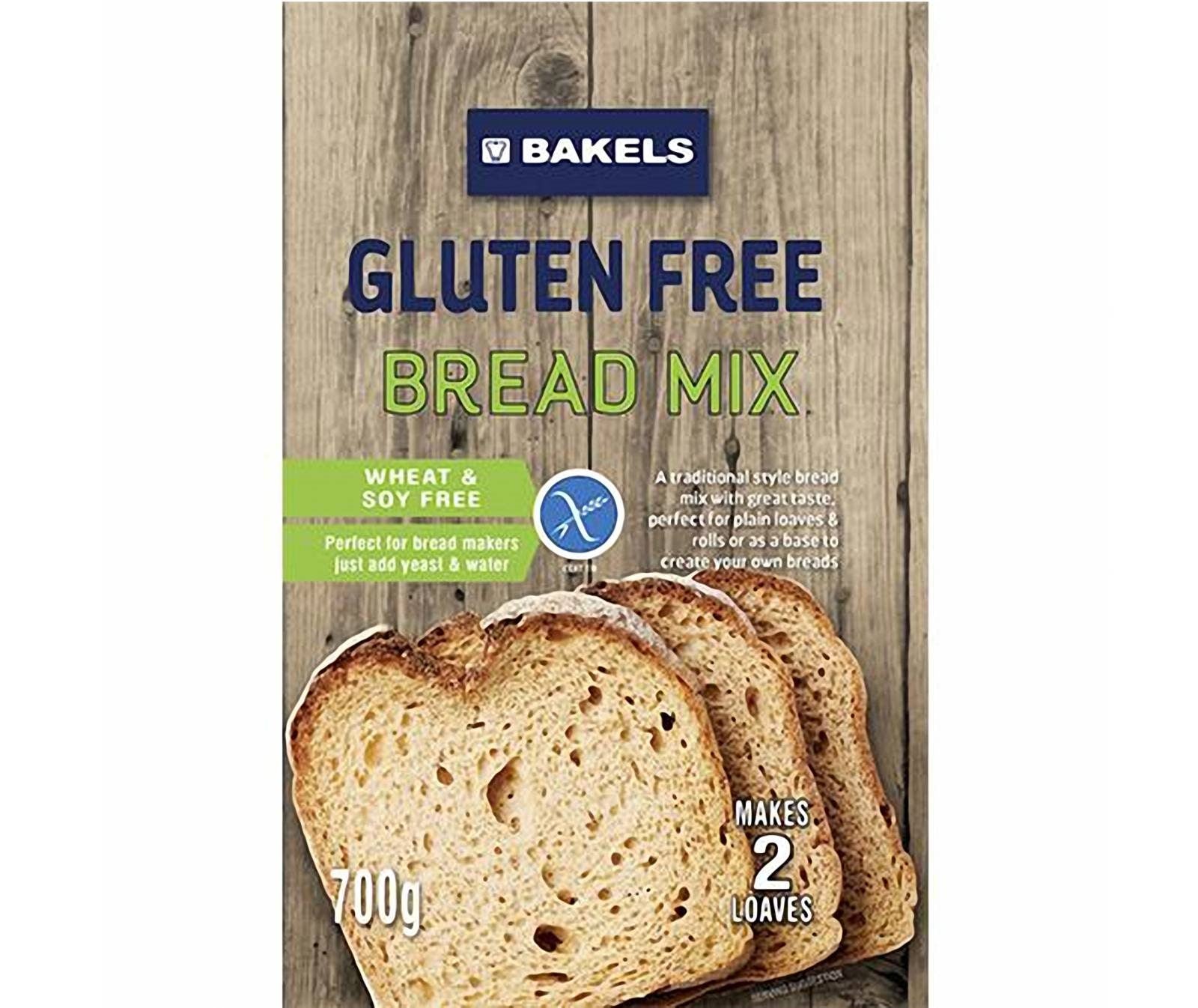 Bakels Gluten Free Bread Mix 700g
