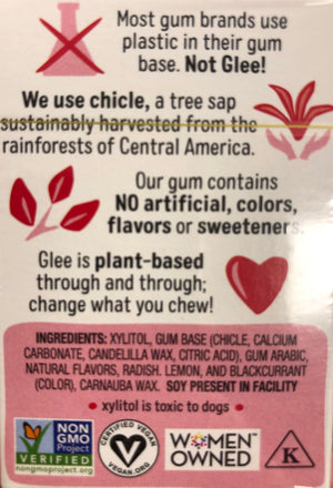 Glee Gum Sugar Free Watermelon BB 09/07/23