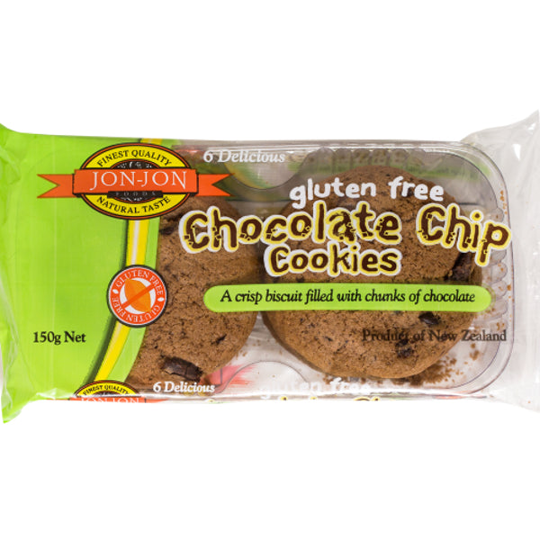 Jon Jon Chocolate Chip Cookies (6pc) 150g