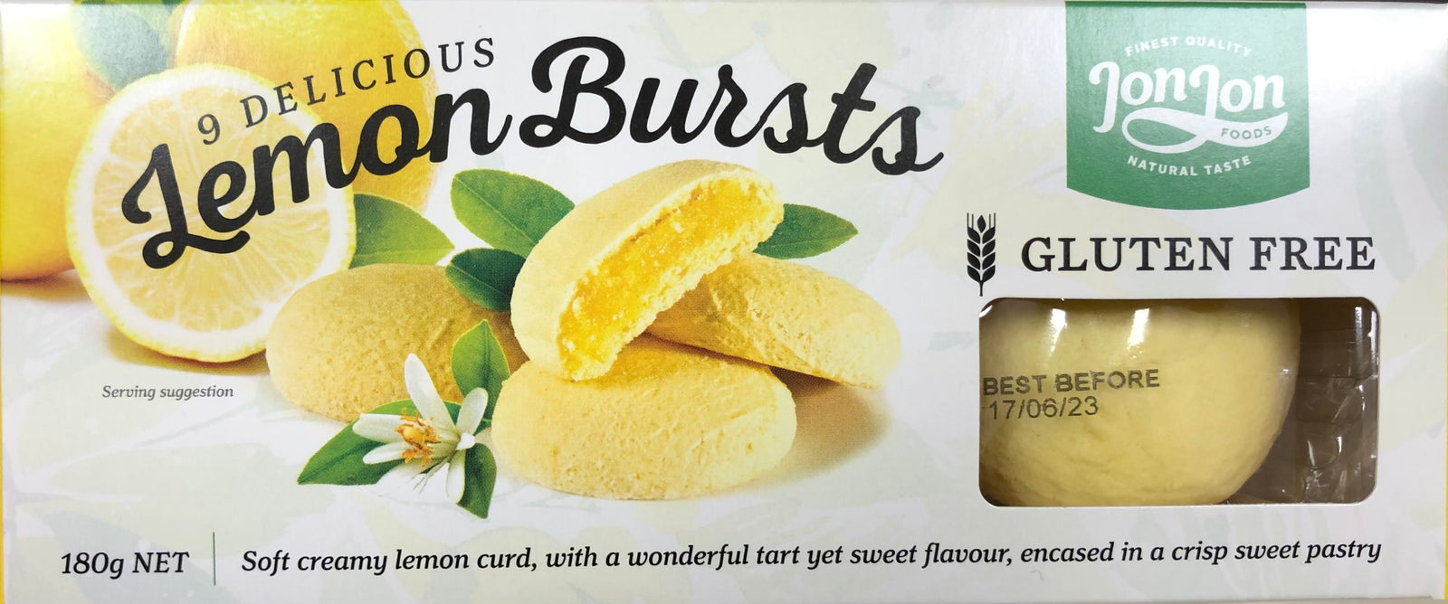 Jon Jon Lemon Bursts 9 piece) 180g BB 08/25