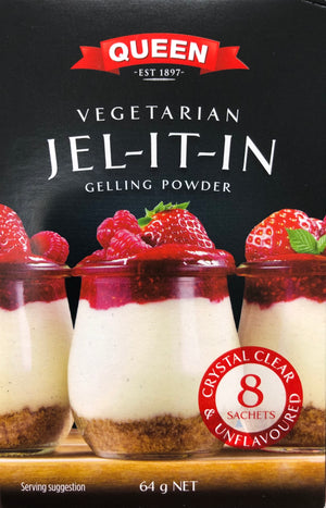 Queen Jel-It-in Vegetarian Gelling Powder 64g