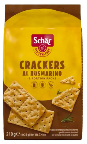 Schar Rosemary Table Crackers 210g BB 13/10/23