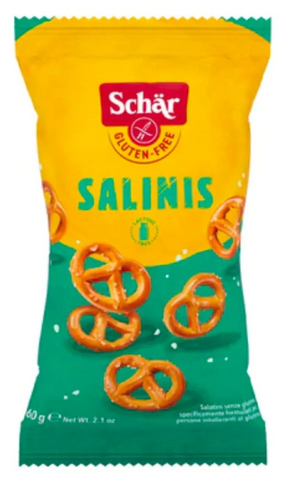 Schar Salinis Pretzels 60g BB 13/05/24