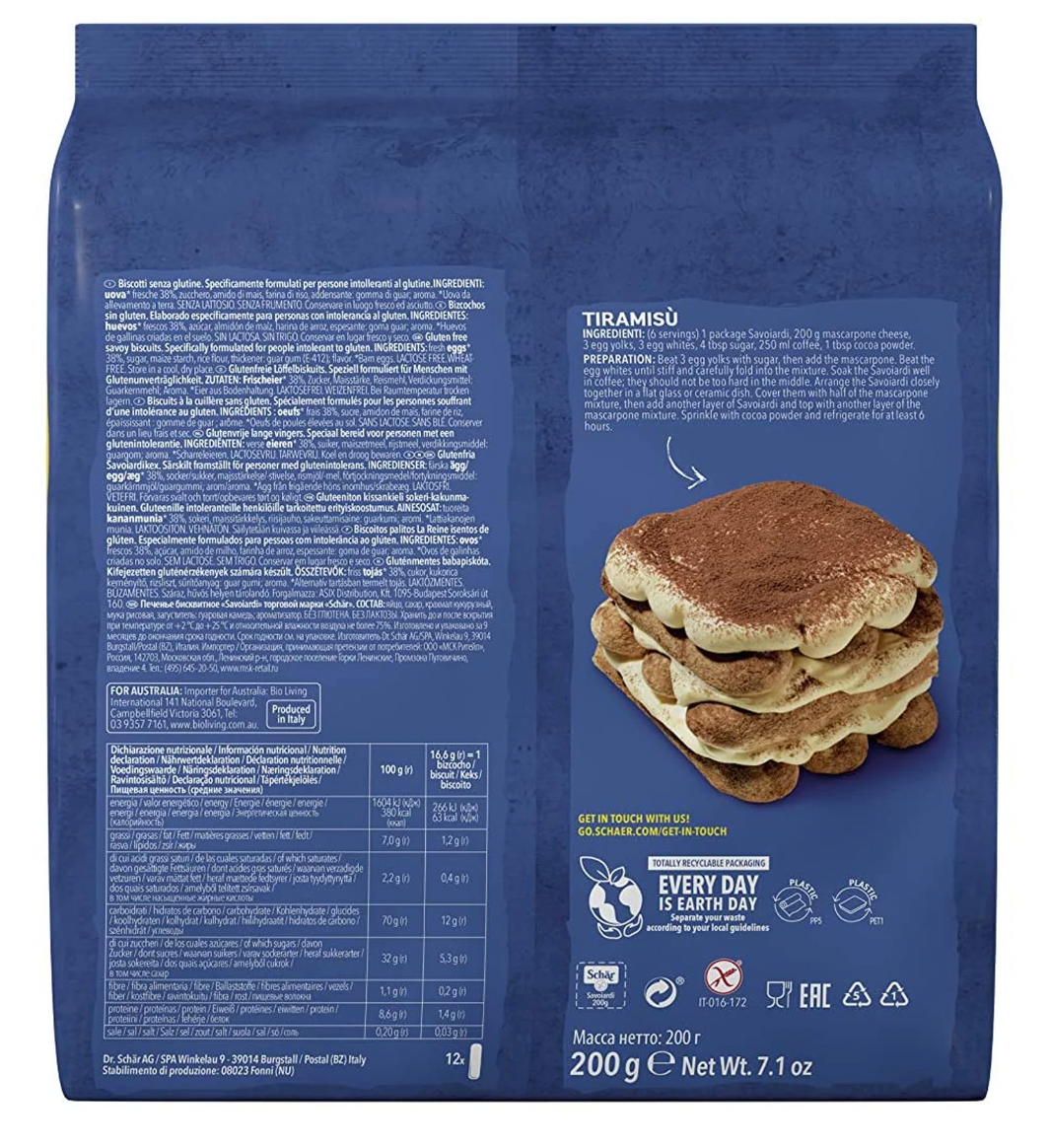 Schar Savoiardi Sponge Fingers 200g