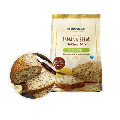 Bakels Gluten Free Banana Bread Mix 500g