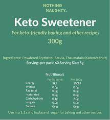 Nothing Naughty Keto Sweetener 300gr